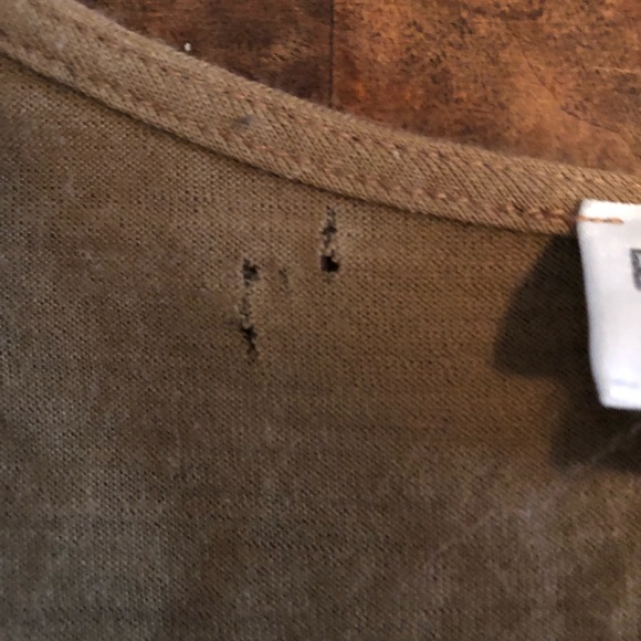 VINTAGE Circa 2001: Paul & Joe deep v knot top. - Picture 3 of 4